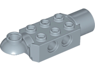 Technic Brick Special 2 x 3 with Pin Holes, Rotation Joint Ball Half [Horizontal Top], Rotation Joint Socket in Sand Blue