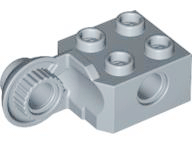 Technic Brick Special 2 x 2 with Pin Hole, Rotation Joint Ball Half [Vertical Side] in Sand Blue
