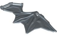 Creature Body Part, Wing 11 x 6 with 3 Bars [PLAIN] in Sand Blue