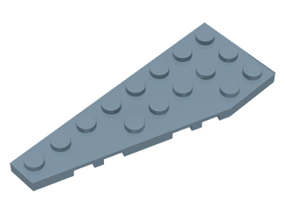 Wedge Plate 8 x 3, 22° Left in Sand Blue