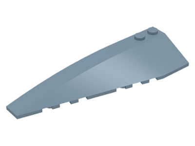 Brick Wedged, Curved 10 x 3 Left in Sand Blue