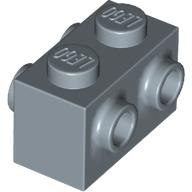 Brick Special 1 x 2 with Studs on 2 Sides in Sand Blue