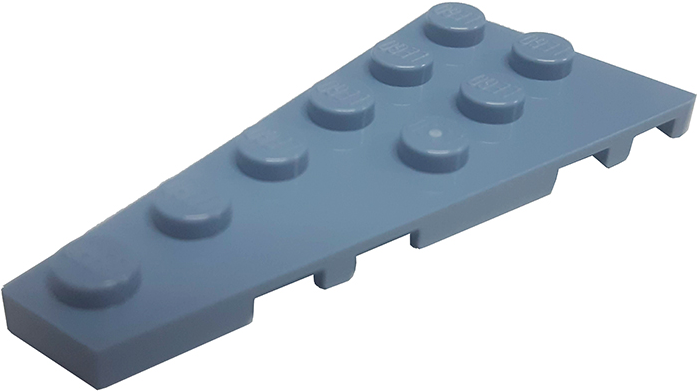 Wedge Plate 6 x 3 Left in Sand Blue