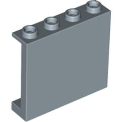 Panel 1 x 4 x 3 [Side Supports / Hollow Studs] in Sand Blue