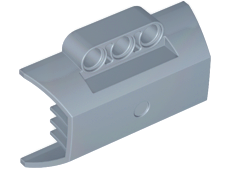 Technic Engine Block Half / Side Intake Panel in Sand Blue