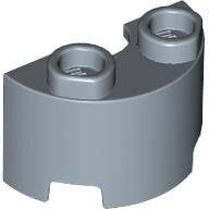 Brick Round, Half 1 x 2 in Sand Blue