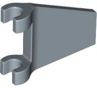 Flag 2 x 2 Trapezoid with Flared Area between Clips in Sand Blue