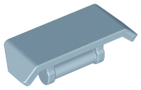 Spoiler 2 x 4 with Handle [Plain] in Sand Blue