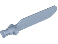 Technic Rotor Blade Small with Hole and Axle Connector End in Sand Blue