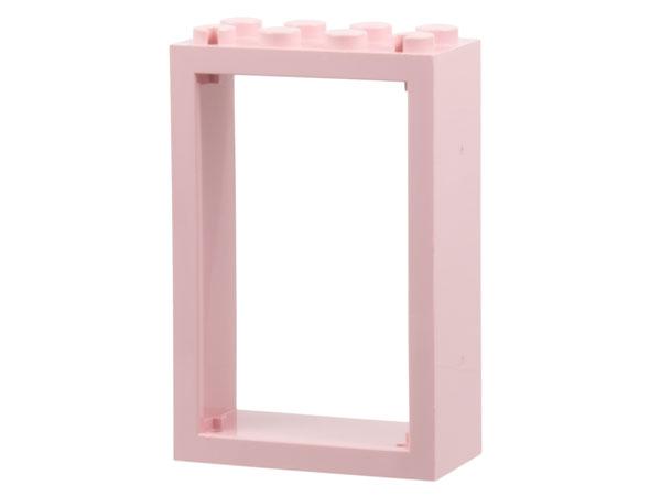 Door Frame 2 x 4 x 5 in Rose Pink