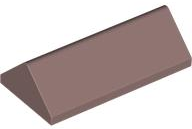 Brick Sloped 45° 2 x 4 Double in Sand Red