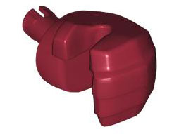Hand Hulk - Left in Dark Red