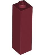 Brick 1 x 1 x 3 in Dark Red