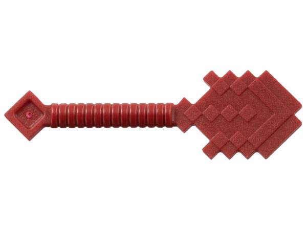 Equipment Shovel Blocky in Dark Red