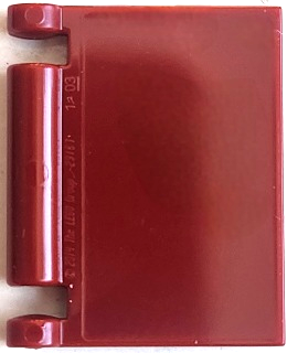 Book Cover [Plain] in Dark Red