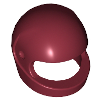 Helmet, Standard in Dark Red