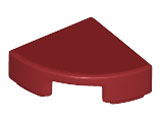 Tile Round 1 x 1 Quarter in Dark Red