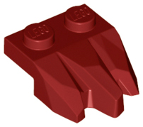 Plate Special 2 x 3 with Rocks in Dark Red