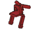 Tricycle Body Front Fork / Handlebars in Dark Red