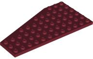 Wedge Plate 6 x 12 Right in Dark Red