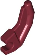 Animal / Creature Body Part, Claw with Clip in Dark Red