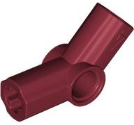 Technic Axle and Pin Connector Angled #4 - 135° in Dark Red