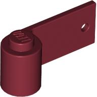 Door 1 x 3 x 1 Right in Dark Red