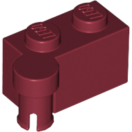 Hinge Brick 1 x 4 [Upper] in Dark Red