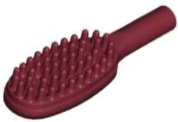 Equipment Hairbrush Short Handle [10mm] in Dark Red