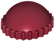 Knitted Cap in Dark Red