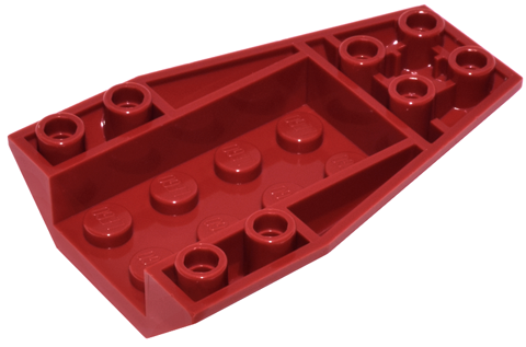 Brick Wedged, Curved Inverted 6 x 4 in Dark Red