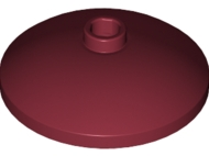 Dish 3 x 3 Inverted [Radar] in Dark Red