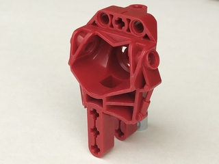 Large Figure Skeletal, Torso (Toa Metru) in Dark Red