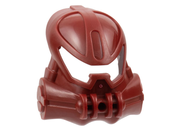Large Figure Mask Huna (Toa Metru) in Dark Red