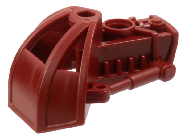 Large Figure Shoulder Cover, Armor (Toa Metru) in Dark Red