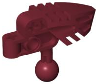 Large Figure Head Connector Block (Vahki) in Dark Red
