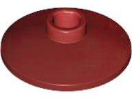Dish 2 x 2 Inverted [Radar] in Dark Red
