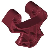 Large Figure Chest Cover (Toa Metru) in Dark Red