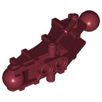 Large Figure Skeletal, Limb, Angular with 2 Ball Joints (Toa Hordika) in Dark Red