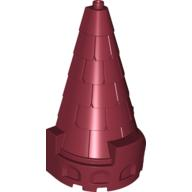 Duplo Roof Spire in Dark Red
