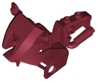 Fairing, Motorcycle, Modern in Dark Red