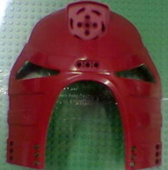 Large Figure Mask Large Hau (Toa Lhikan Style) in Dark Red
