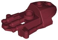 Large Figure Limb Cover (Toa Inika) in Dark Red