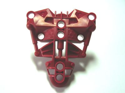 Large Figure Torso Cover, Armour, Toa Inika (Type 1) in Dark Red