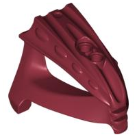 Large Figure Head Fenrakk in Dark Red