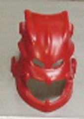 Large Figure Mask from Canister Lid (Piraka Hakann) - Set 8901 in Dark Red