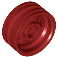 Wheel 30 x 14 in Dark Red