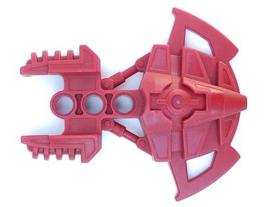 Large Figure Foot, Barraki Kalmah in Dark Red