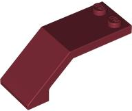 Windscreen 5 x 2 x 1 2/3 in Dark Red