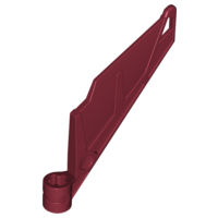 Large Figure Wing, Small in Dark Red